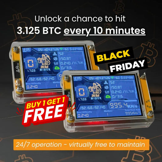 Black Friday BOGO BlockForge™ MinerPro